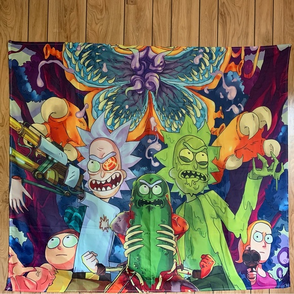 Rick Morty flag art - Picture 1 of 1